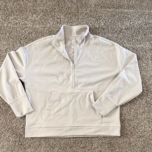 RBX Women's Cream Quarter-Zip Sweatshirt